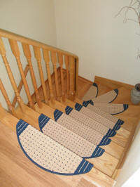 Stair Rugs for small steps DIY Installation