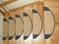 Stair Rugs for small steps DIY Installation